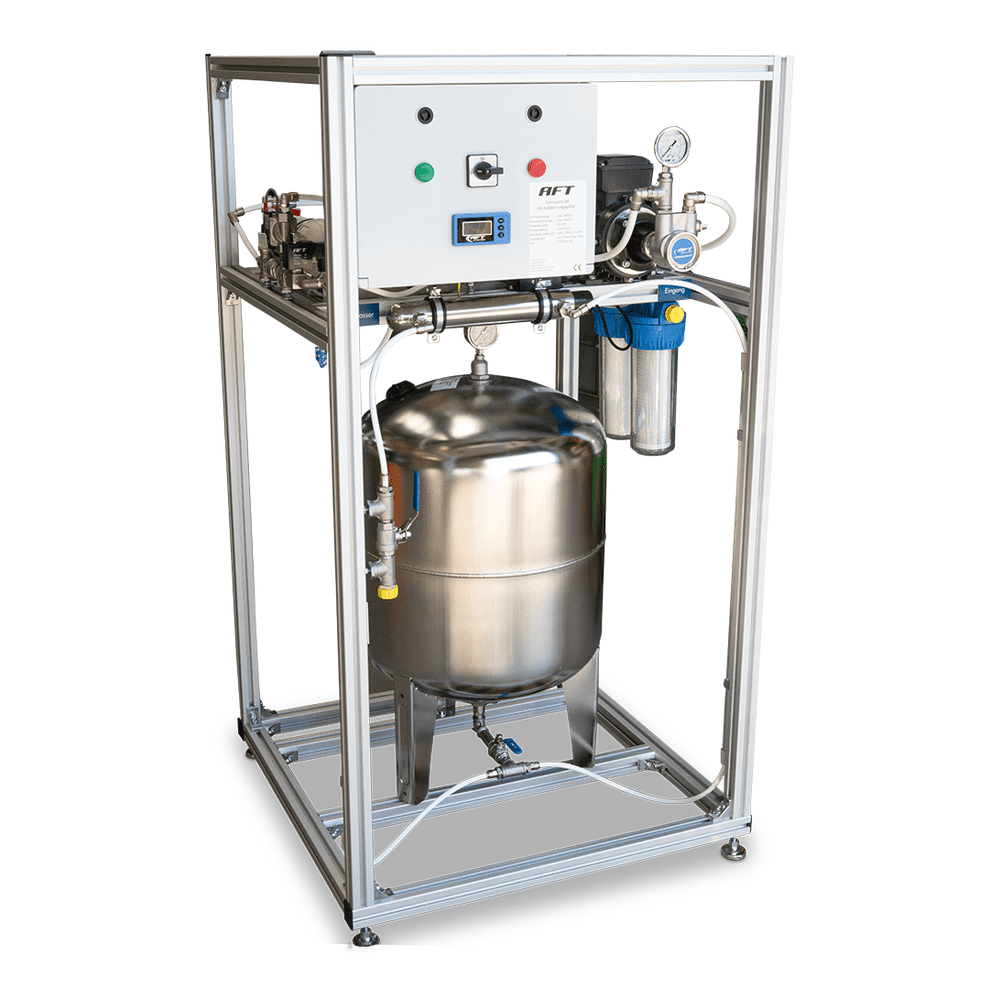 Umkehrosmoseanlage bis 60/120/180 l/h - interner Drucktank