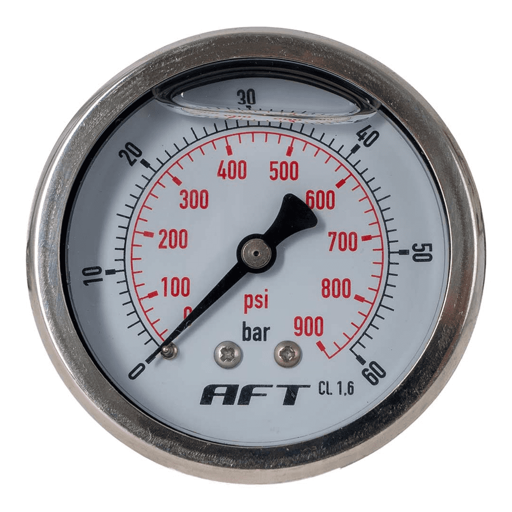 Manometer Ø 63 mm, Edelstahl, Anschluss hinten