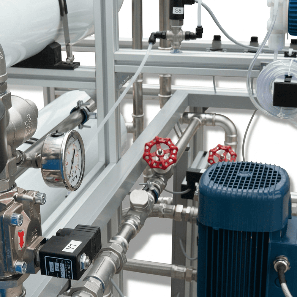 Umkehrosmoseanlage mit Anti-Scalant Dosierung bis 5.000 l/h