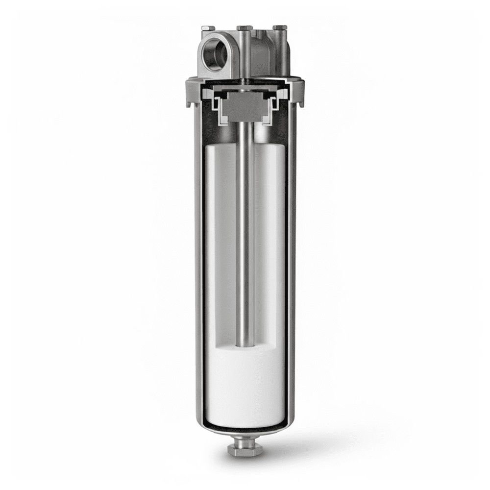 Magnetit-Schlammabscheider in Edelstahl bis 120 °C