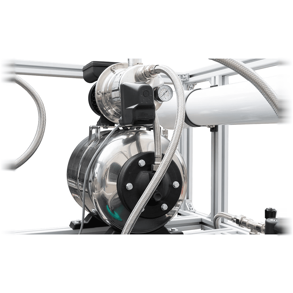 Umkehrosmoseanlage bis zu 500 l/h - UV-geschützter IBC Tank und Auffangwanne