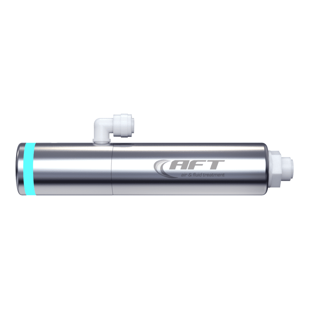 UV-C LED Entkeimung aus Edelstahl V2A, zur Desinfektion von Wasser, bis zu 6 l/min