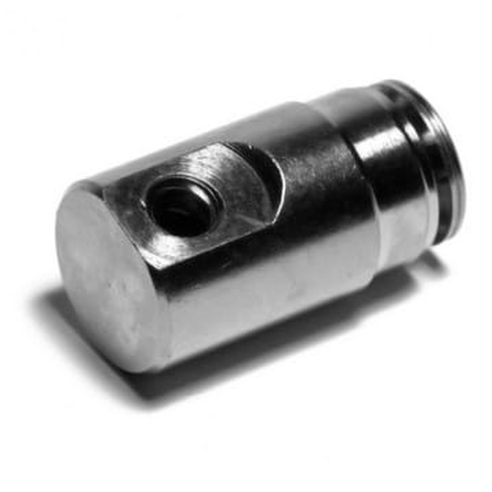 Schlauchverbinder Endstück 3/8" mit seitlichem UNC10/24, 160 bar