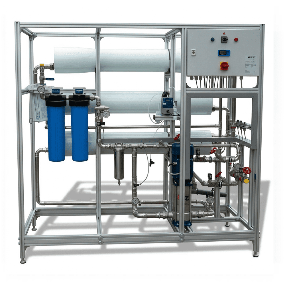 Umkehrosmoseanlage mit Anti-Scalant Dosierung bis 5.000 l/h