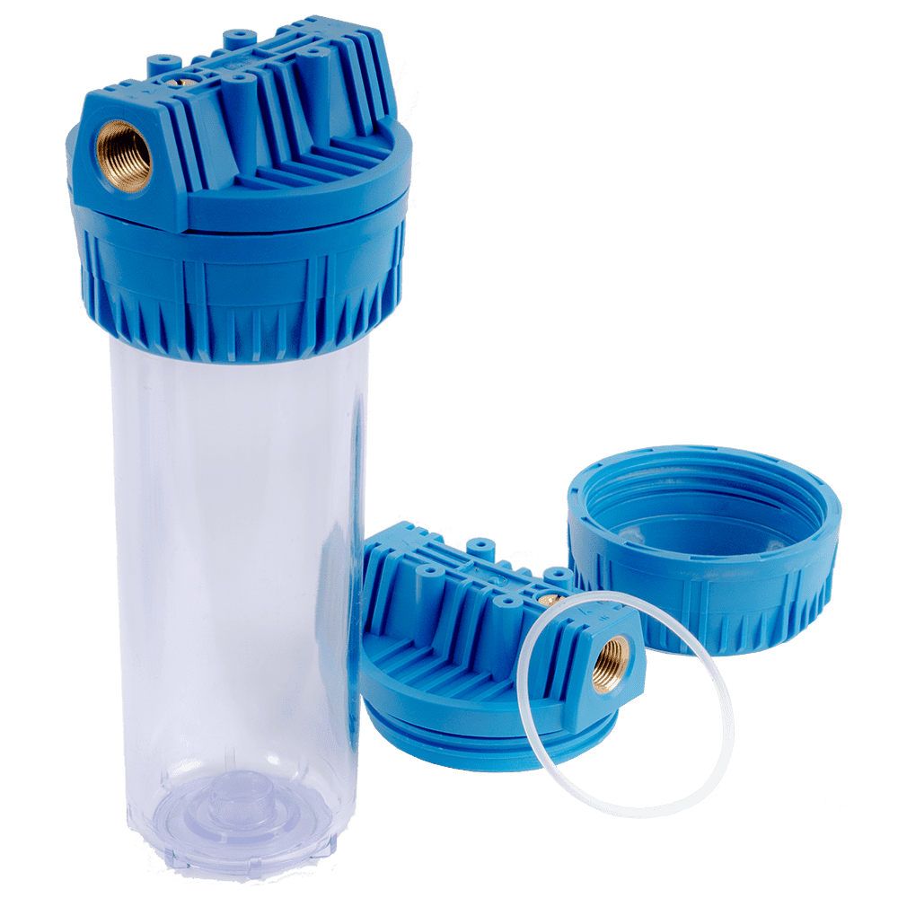 Filtergehaeuse-Wasser Filtergehäuse PRO 2,5" x 10", Messinggewinde