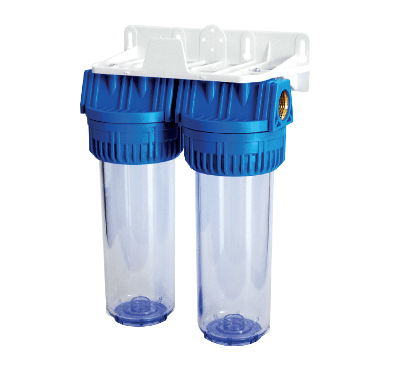 Heizungswasser 2 Sedimentfilter mit Halterung