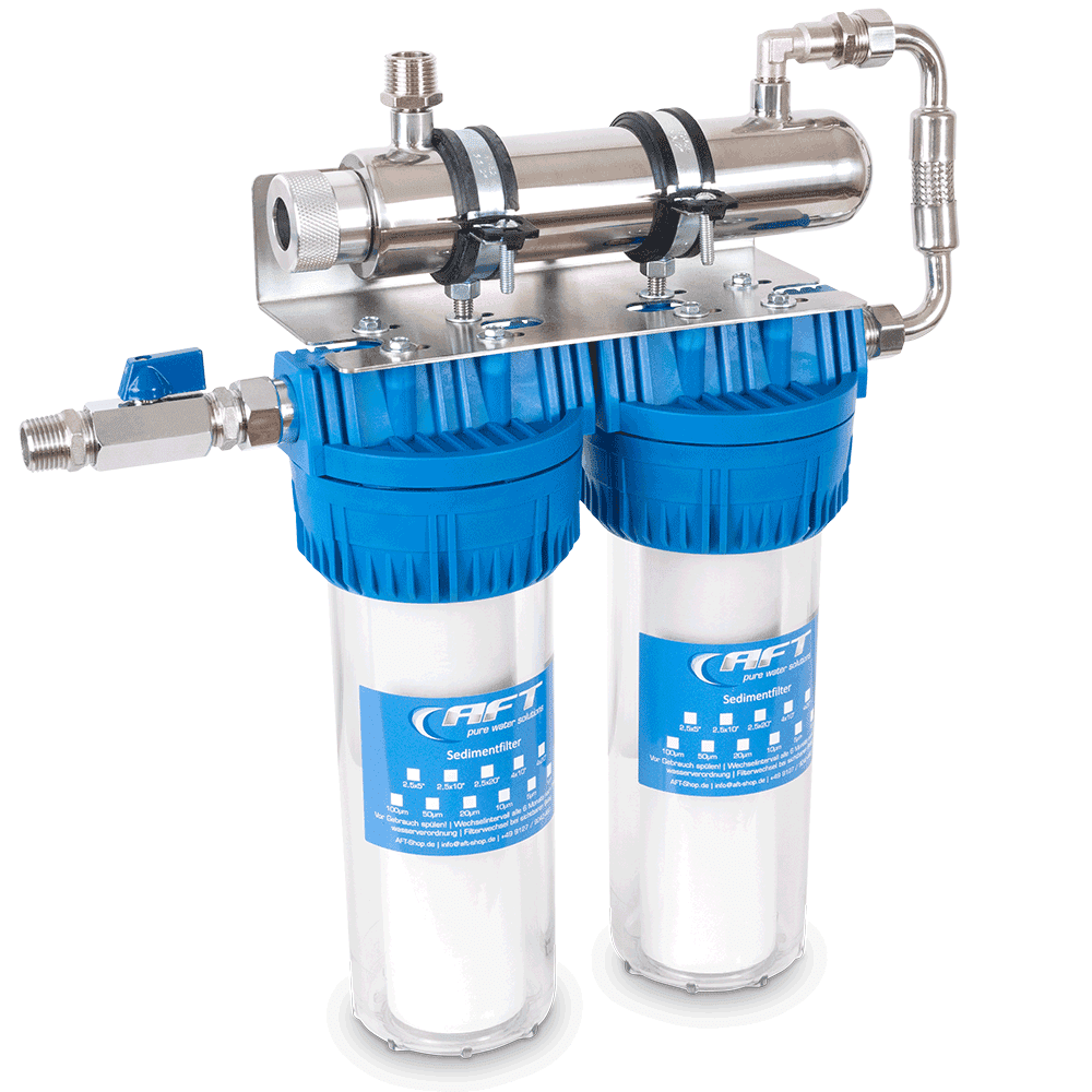 3-stufige Filterstation mit UV-C Entkeimung