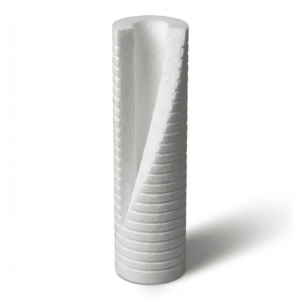 Sedimentfilter 10", Filterstruktur