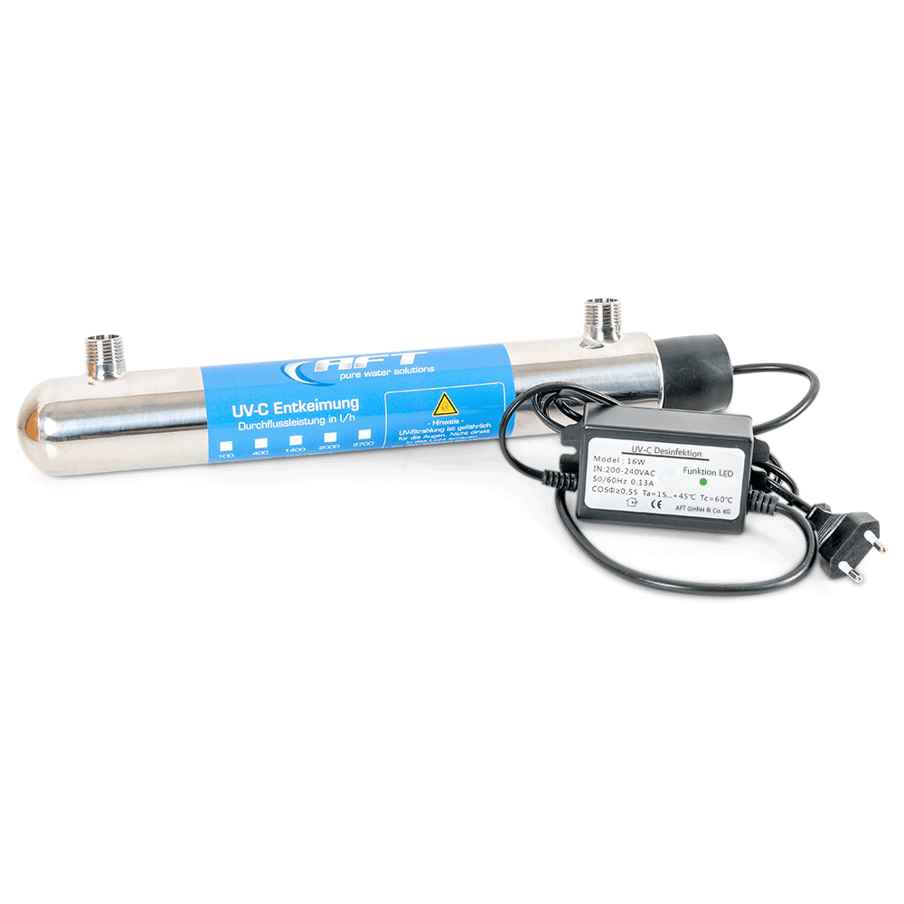 UV-C Entkeimung zur Desinfektion von Wasser