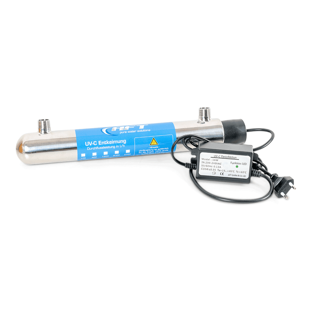UV-C-Entkeimung für Wasser