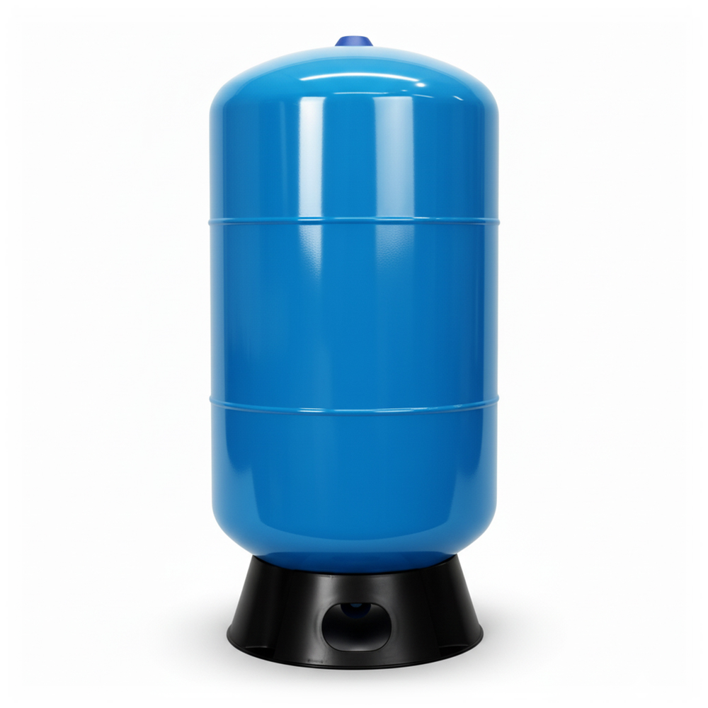 Membrantank Drucktank als Wasserspeicher aus verzinktem Stahl, 100 Liter