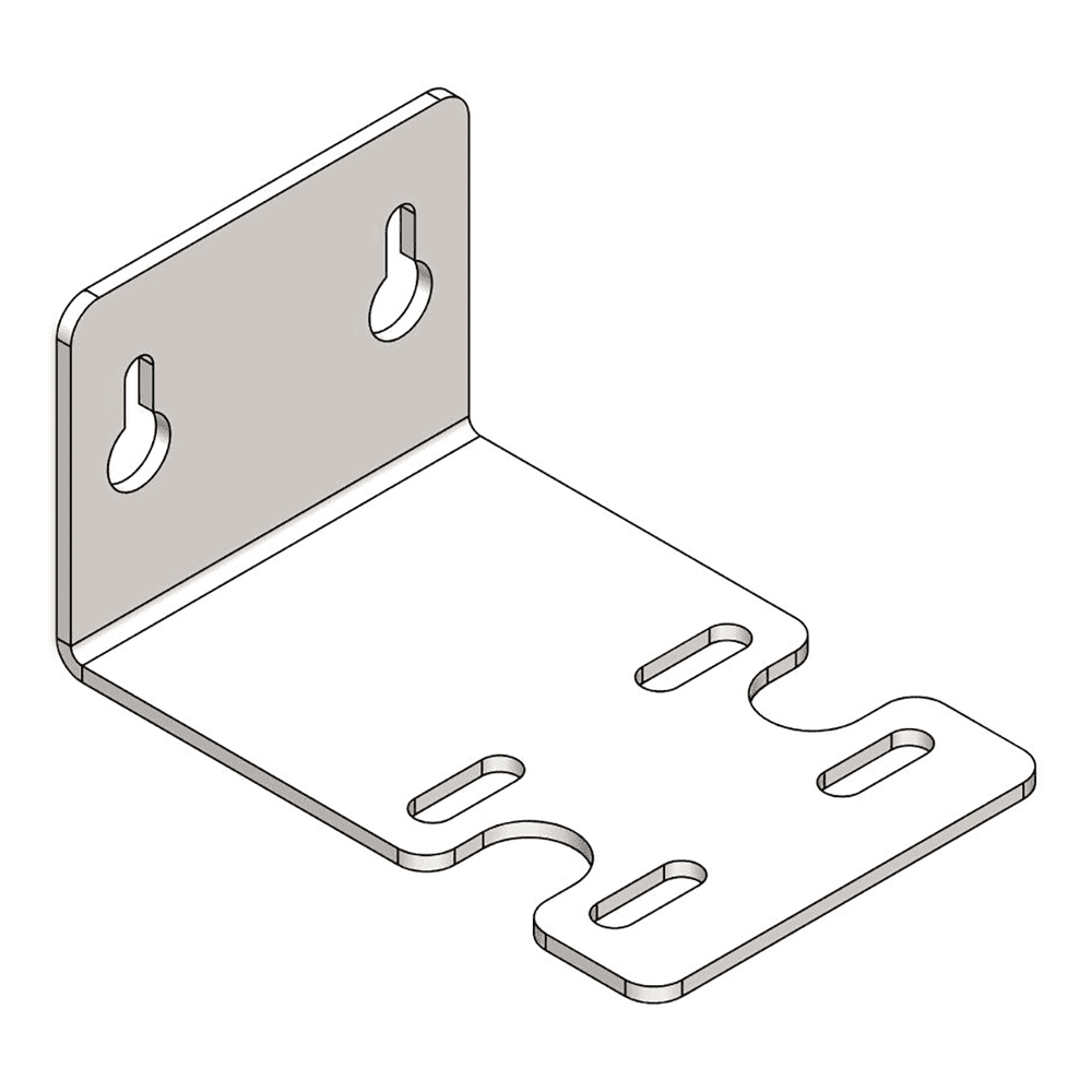 Wandhalterung aus Edelstahl für alle 2,5" Filtergehäuse, 1-fach, 1"