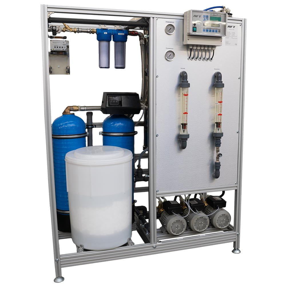 Osmose-1500-lph Umkehrosmoseanlage Vorderseite