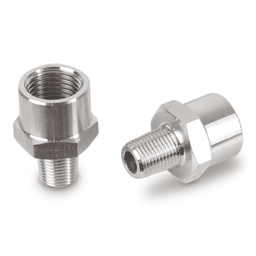 Reduzierstück Edelstahl V4A, Innen x Außen für Nieder- und Hochdruck, 1/4" x 1/8"