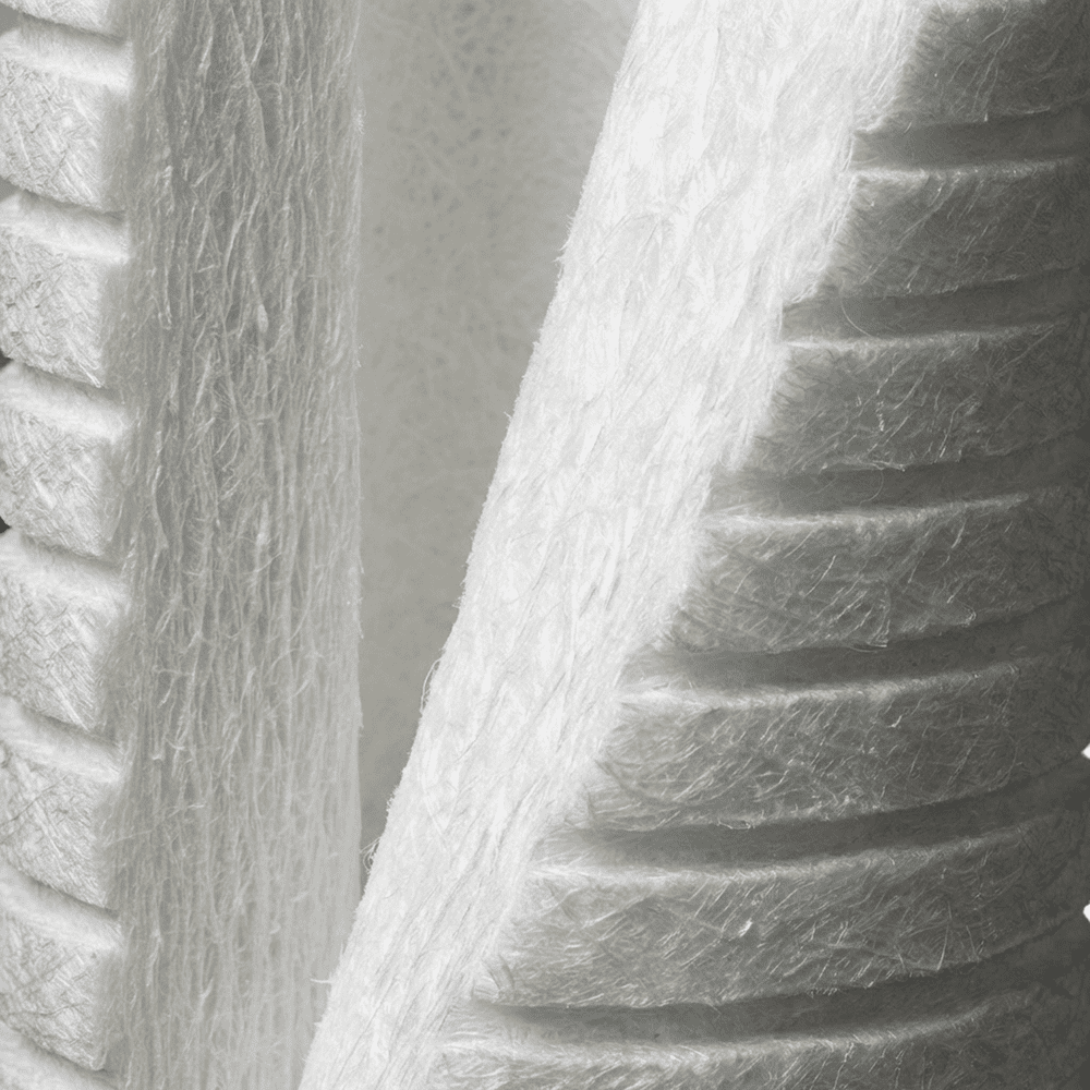 Sedimentfilter, Filtermaterial in der Nahaufnahme