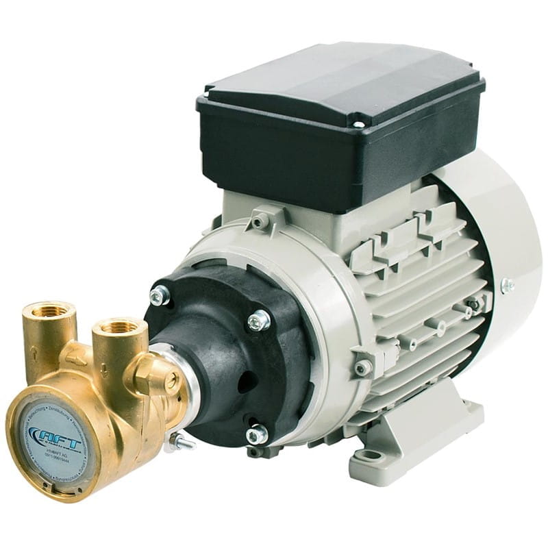 Motor für Drehschieberpumpen Front