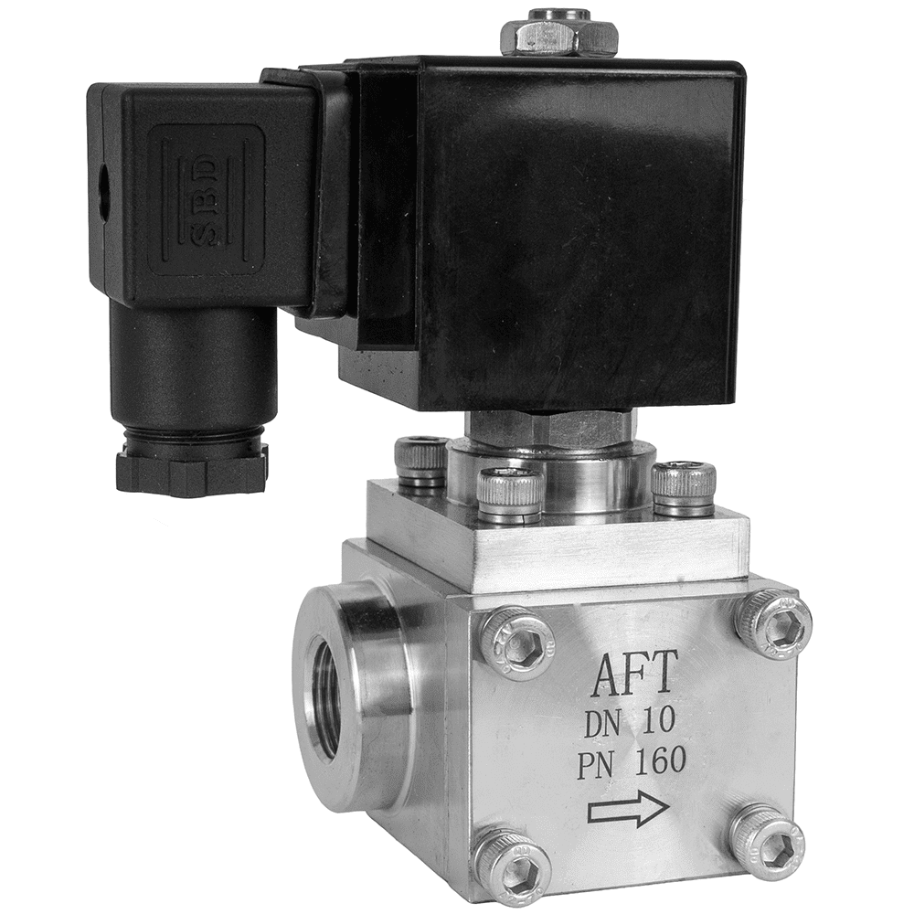 Hochdruck-Magnetventil-Edelstahl-160-bar Hochdruckmagnetventil Edelstahl, 160 bar