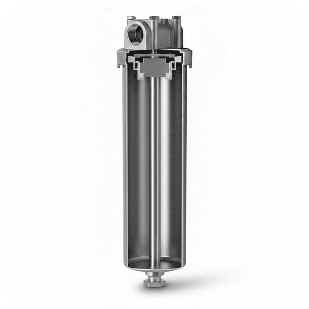 Magnetit-Schlammabscheider in Edelstahl bis 120 °C