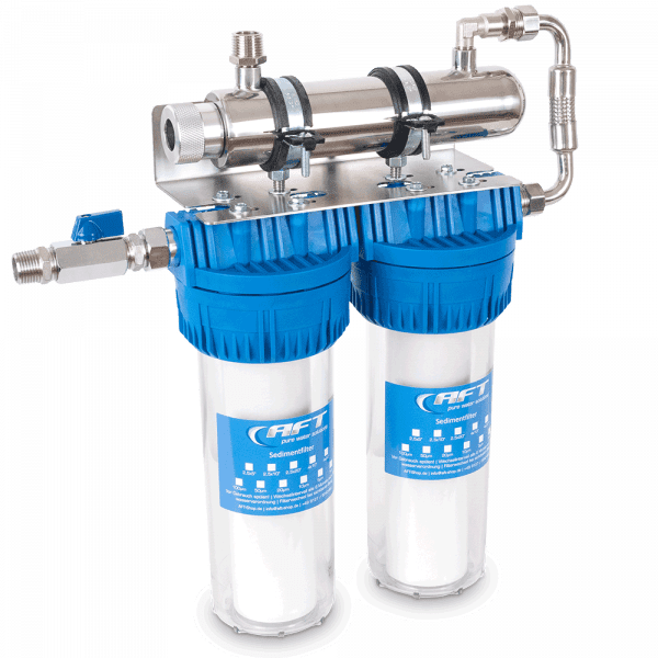 3-stufige Filterstation mit UV-C Entkeimung