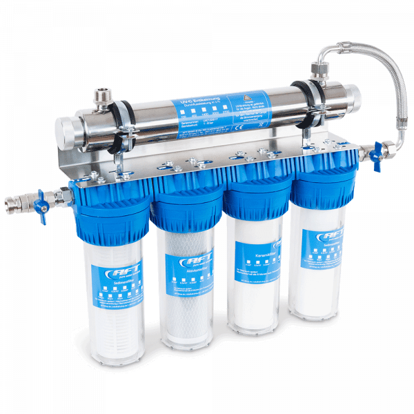 5-stufige Filterstation für Prozesswasser mit UV-C Entkeimung
