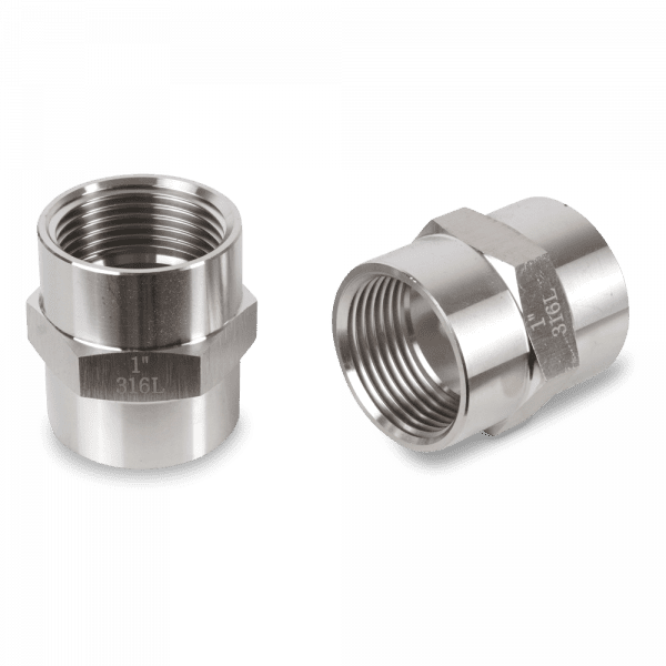 Muffe Edelstahl V4A für Nieder- und Hochdruck